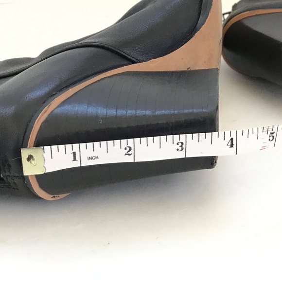 DOLCE VITA Issa Ankle Boots Leather Pointed Toe Black Women’s Size 9.5 Booties - Picture 14 of 16